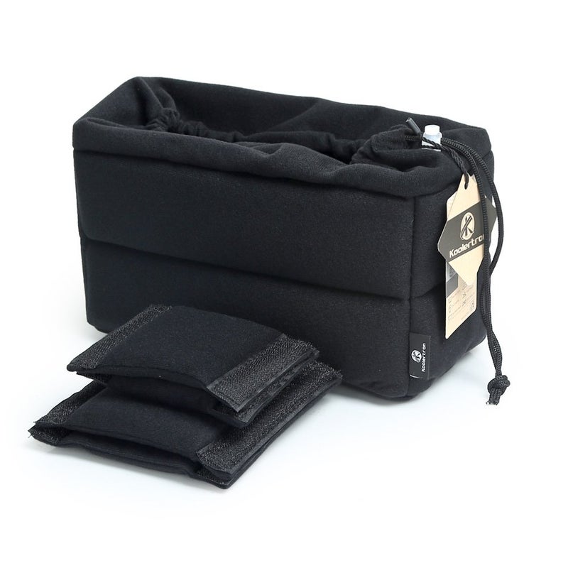 Koolertron Shockproof Camera Photo Bag for SLR TLR Camera Insert Partition Padded Case,Can be Put Directly Into the SLR Camera Bag With Freely Adjustable Compartment - Image 1
